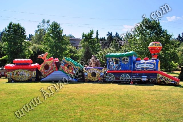 Train themed bounce House Rental Phoenix Arizona